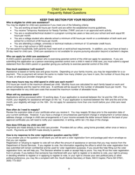 Form DSS-CC-950 Child Care Assistance Application - South Dakota, Page 8