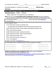 Form TCEQ-00002 Notification for Hazardous or Industrial Waste Management - Texas, Page 5