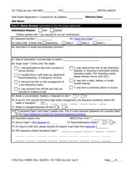 Form TCEQ-00002 Notification for Hazardous or Industrial Waste Management - Texas, Page 6