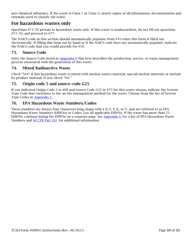 Instructions for Form TCEQ-00002 Notification for Hazardous or Industrial Waste Management - Texas, Page 16