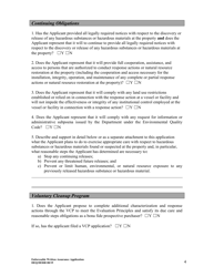 Enforceable Written Assurance Application - Bona Fide Prospective Purchaser - Utah, Page 4