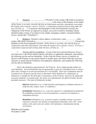 Environmental Covenant Template - Utah, Page 2