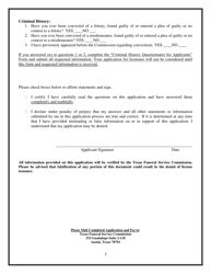 Alternative Embalmer Application - Texas, Page 3