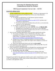 Provisional Embalmer Application - Texas, Page 6