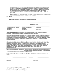 Form WPF CR84.0400 DOSA Felony Judgment and Sentence - Drug Offender Sentencing Alternative - Washington, Page 10