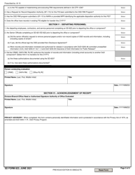 SD Form 823 Division/Branch/Office Standardized Record and Information Program Evaluation Form, Page 5
