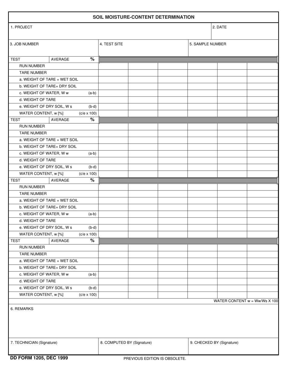 DD Form 1205 - Fill Out, Sign Online and Download Fillable PDF ...