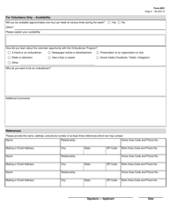 Form 8621 Staff and Volunteer Application to Enter Certification Training - Texas, Page 2