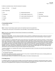 Form 3227 Special Care Facility License Application - Texas, Page 2