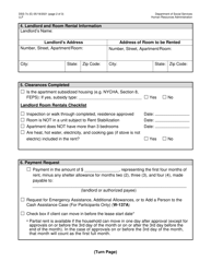 Form DSS-7O Application for Cityfheps (Rooms Only) - New York City, Page 2