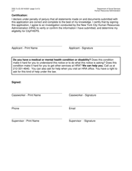 Form DSS-7O Application for Cityfheps (Rooms Only) - New York City, Page 3