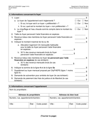 Form DSS-7Q Application for Cityfheps (Apartments and Single Room Occupancy Units) - New York City (French), Page 2