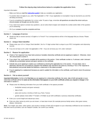 Form CIT0001 Application for Citizenship Certificate for Adults and Minors (Proof of Citizenship) - Canada, Page 9