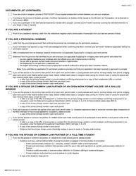 Form IMM5556 Document Checklist: Worker (In Canada Applicant) - Canada, Page 2