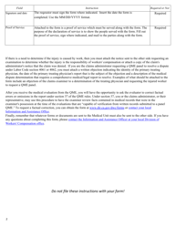 Instructions for QME Form 105 Request for Qualified Medical Evaluator Panel (Unrepresented Employee) - California, Page 2