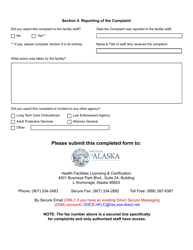Complaint Form - Alaska, Page 4
