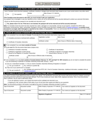 Form PPTC040 Adult Abroad General Passport Application for Canadians 16 Years of Age or Over Applying Outside of Canada and the Usa - Canada, Page 2
