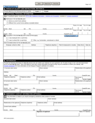 Form PPTC040 Adult Abroad General Passport Application for Canadians 16 Years of Age or Over Applying Outside of Canada and the Usa - Canada, Page 3