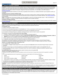 Form PPTC040 Adult Abroad General Passport Application for Canadians 16 Years of Age or Over Applying Outside of Canada and the Usa - Canada, Page 6