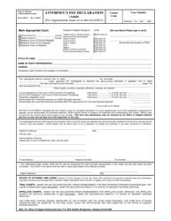 Form AFD-2 &quot;Attorney's Fee Declaration (Adult) for Appointments Made on or After 6/14/2011&quot; - Alabama