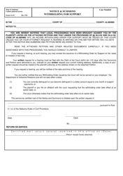 Document preview: Form CS-19 Notice & Summons Withholding for Support - Alabama