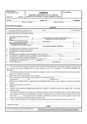 Document preview: Form C-79 Order - Requiring Defendant to Pay Certain Amount(S) of Money to the Clerk of Court - Alabama