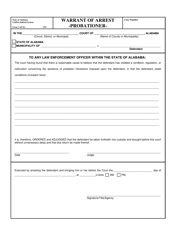 Form C-65(A) Alias Warrant of Arrest for Failure of Defendant to Appear - Alabama, Page 2