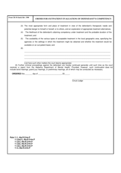 Form CR-34 Order for out-Patient Evaluation of Defendants Competency Only - Alabama, Page 2