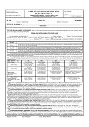 Document preview: Form CR-52 Explanation of Rights and Plea of Guilty (Habitual Felony Offender - Circuit or District Court) (For Offenses Committed Before June 1, 2006) - Alabama