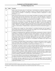Form SO-2 Adult Sex Offender Responsibilities Acknowledgement - Registration &amp; Verification Only - Alabama, Page 2