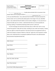 Form PS-23 Attachment A Notice to Credit Card Payors - Agreement to Pay Debt of Another - Alabama, Page 2