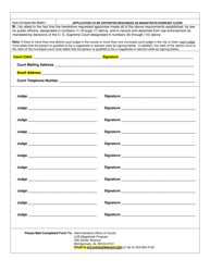 Form C-72 Application to Be Appointed/Rescinded as a Magistrate/Warrant Clerk - Alabama, Page 2
