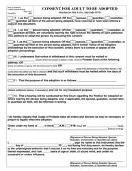 Form PR-2 Consent for Adult to Be Adopted - Alabama, Page 2