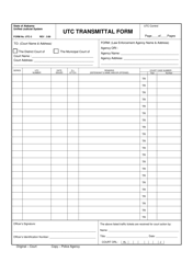 Document preview: Form UTC-03 Utc Transmittal Form - Alabama