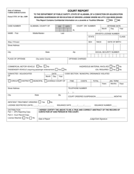 Document preview: Form UTC-19 Court Report - Alabama