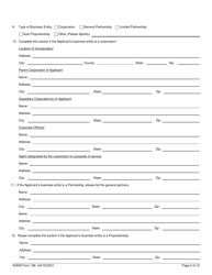 ADEM Form 186 &quot;State Indirect Discharge (Sid) Permit Application&quot; - Alabama, Page 2