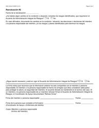 Formulario DDD-1530A-S Acuerdo De Administracion Integral De Riesgos Servicios Y/O Colocacion - Arizona (Spanish), Page 4