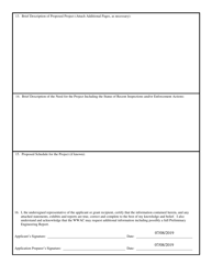 Water/Wastewater Advisory Committee Application - Arkansas, Page 2