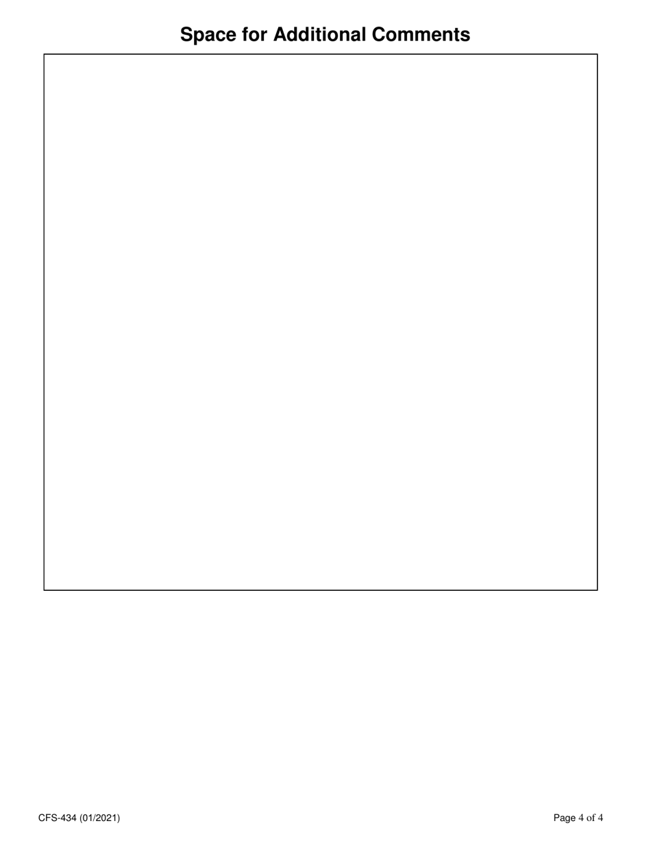 Form CFS-434 Mutual Consent Voluntary Adoption Registry - Arkansas, Page 4