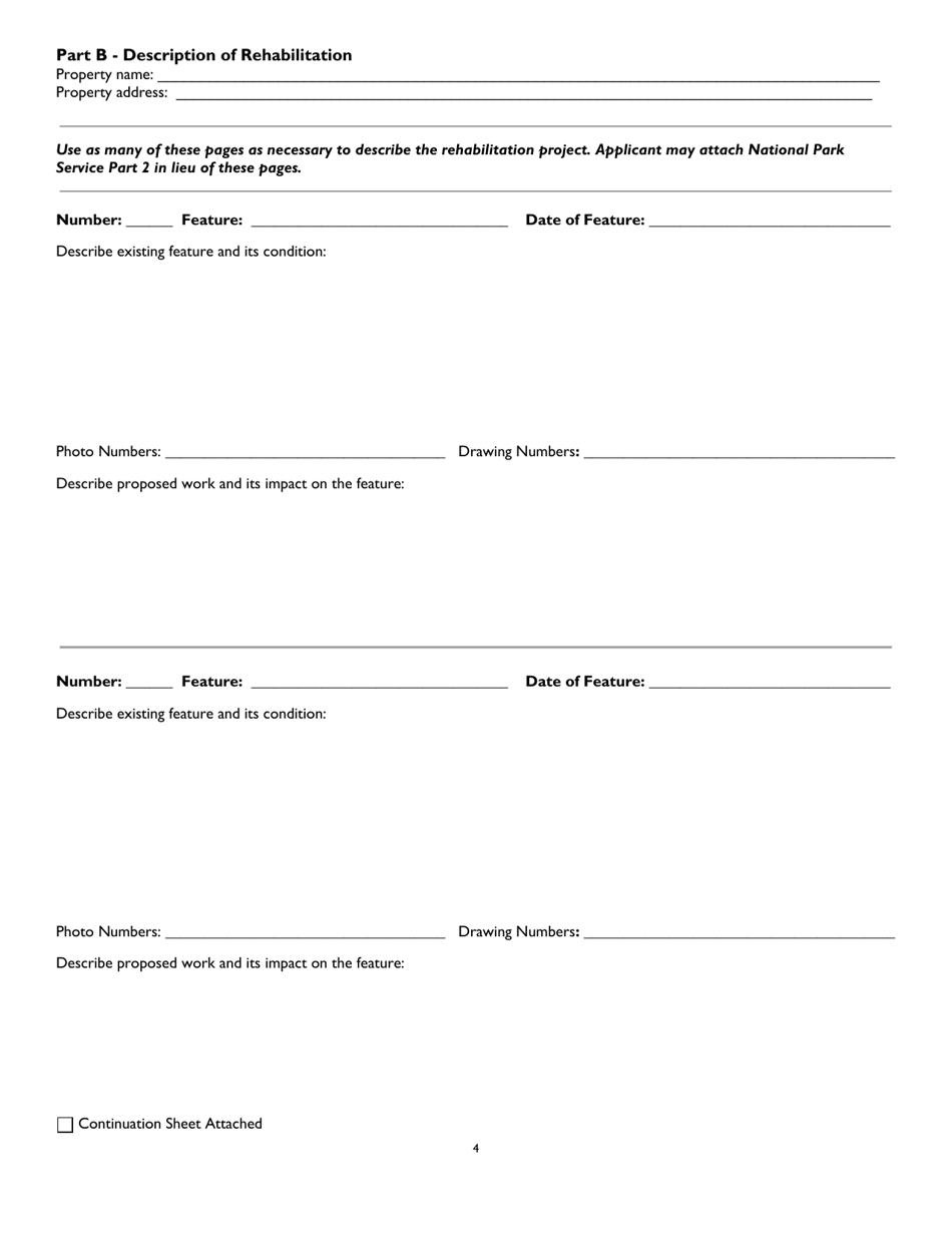 Part B Description of Rehabilitation - Alabama Historic Rehabilitation Tax Credit Program - Alabama, Page 4