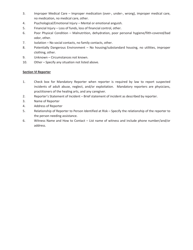 Instructions for Report of Adult Suspected to Be Abused, Neglected or Exploited - Alabama, Page 4