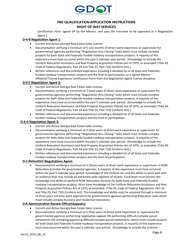 Pre-qualification Application - Right of Way Services for Georgia Departmentof Transportation Projects - Georgia (United States), Page 8