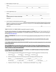 Form RM-73 (1104.1A) Less Than 3 Acre Conversion Exemption - California, Page 2