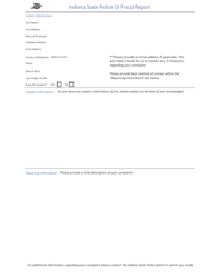 Indiana State Police Forms PDF templates. download Fill and print for ...