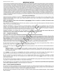 Form BOE-502-AH Change of Ownership Statement - Sample - California, Page 3