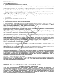 Form BOE-305-AH Assessment Appeal Application - Sample - California, Page 4