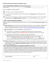 Antlerless Deer (Ad) Permit Application - Florida, Page 2