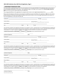 Antlerless Deer (Ad) Permit Application - Florida, Page 3