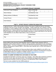 Form ISD/CCPEB-019 Designation of Authorized Project Designee Form - California, Page 2