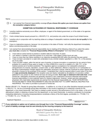 Form DH-MQA1029 Financial Responsibility - Florida, Page 2